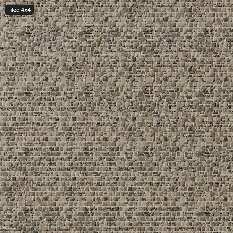 Textura de parede de pedra antiga, bege e cinza