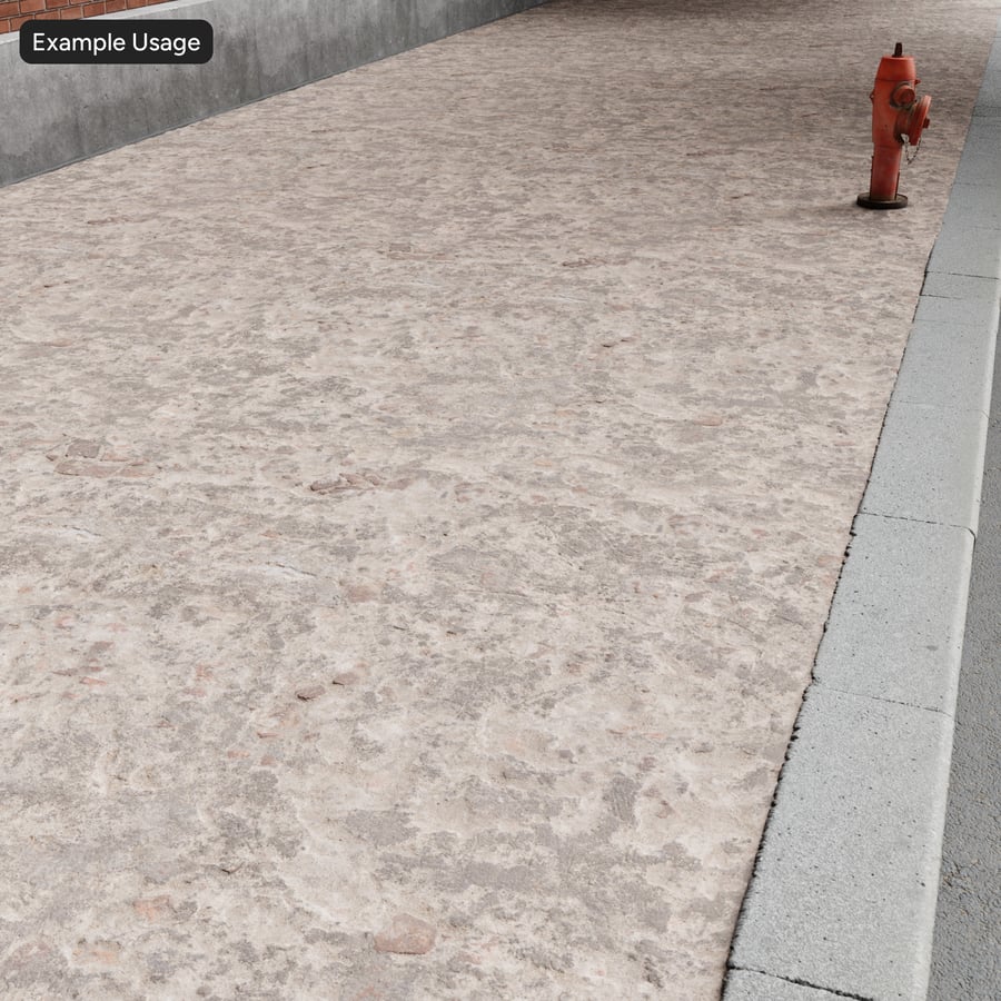 Worn Mottled Concrete Ground Texture