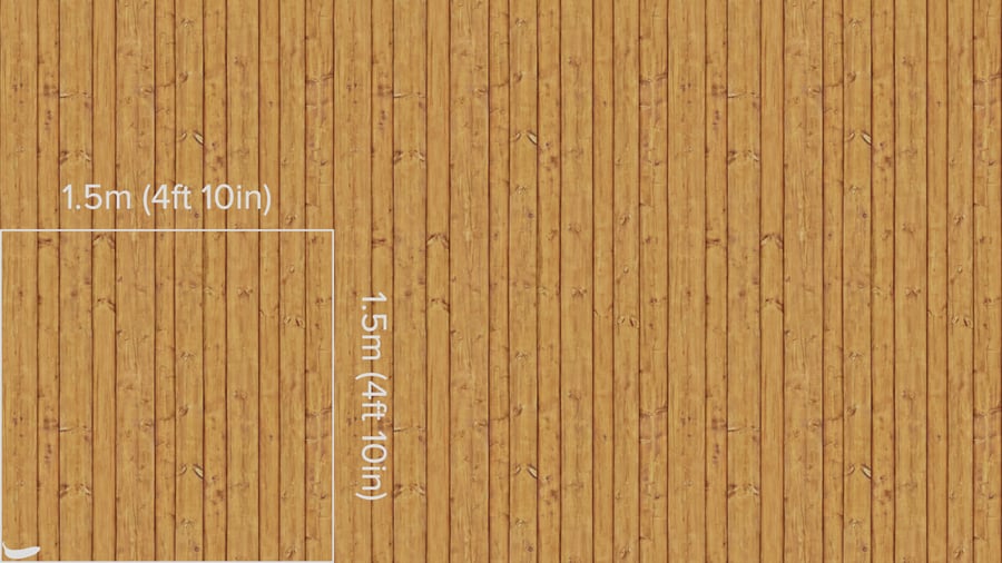 Knotted Stacked Oak Wood Board Texture, Natural