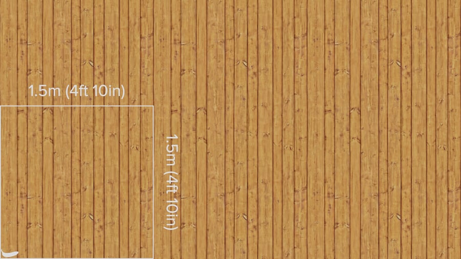 Warm Natural Wood Planks Texture