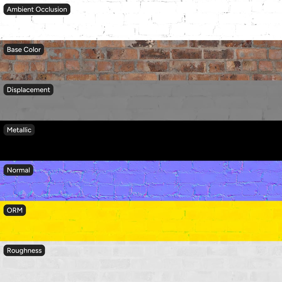 Texture gạch lát chạy mạch dọc bị phong hóa, nâu đỏ