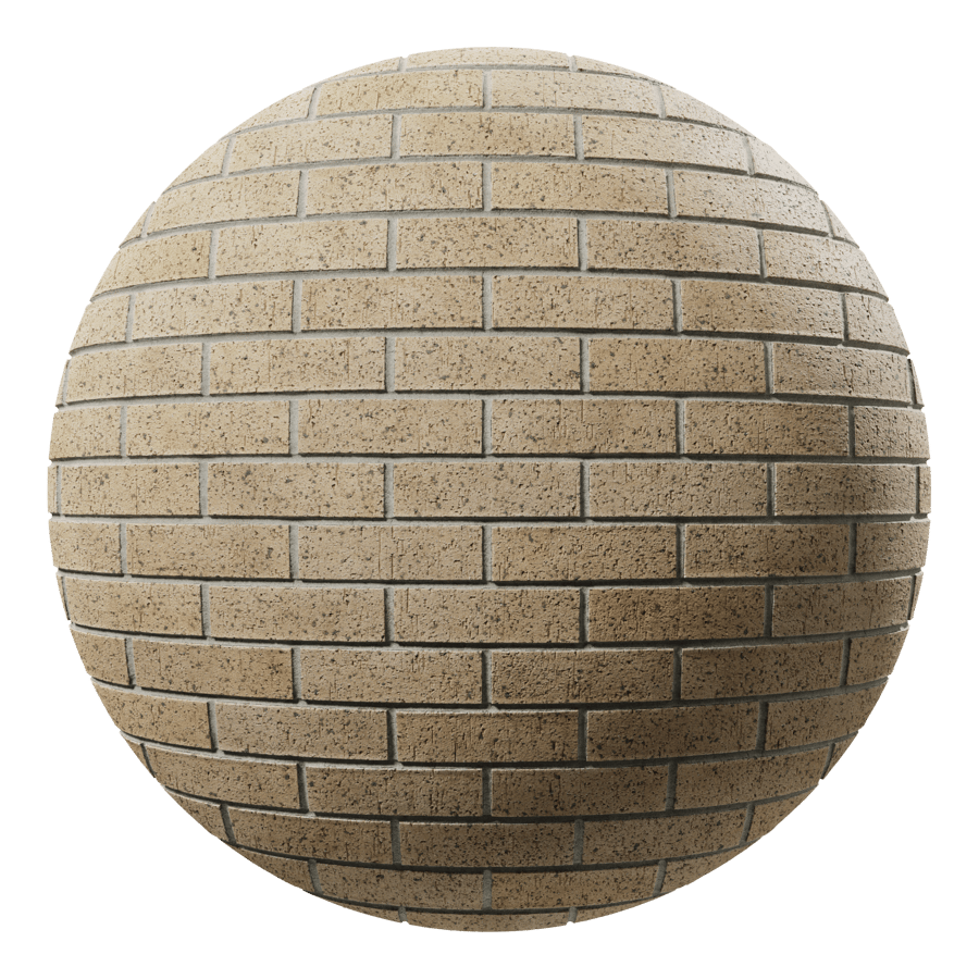 Running Dragfaced Brick Texture, Beige