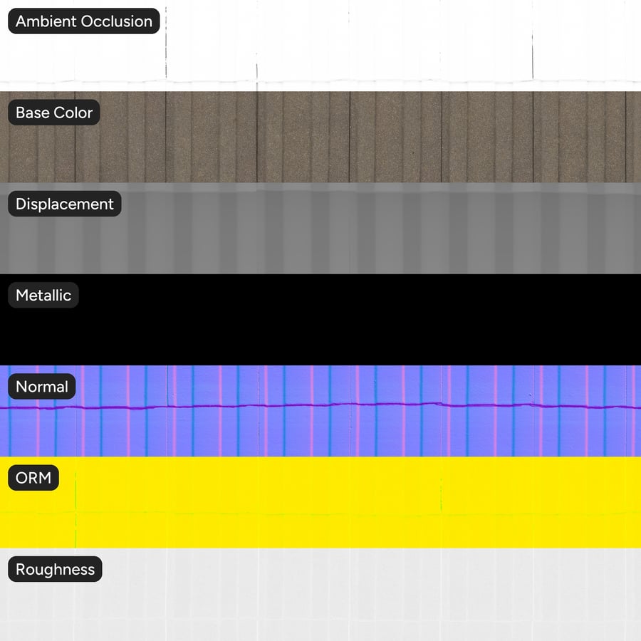 Ineenlopende betonnen dakpan textuur, warm grijs