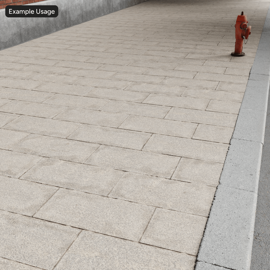 Textuur stoep van versleten granieten tegels