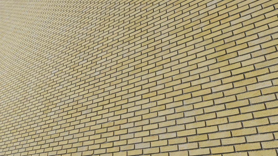 Standard Bond Brick Texture, Yellow