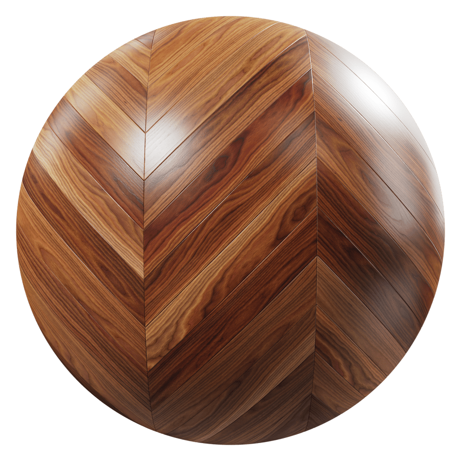 Natural Chevron Pattern Walnut Wood Flooring Texture