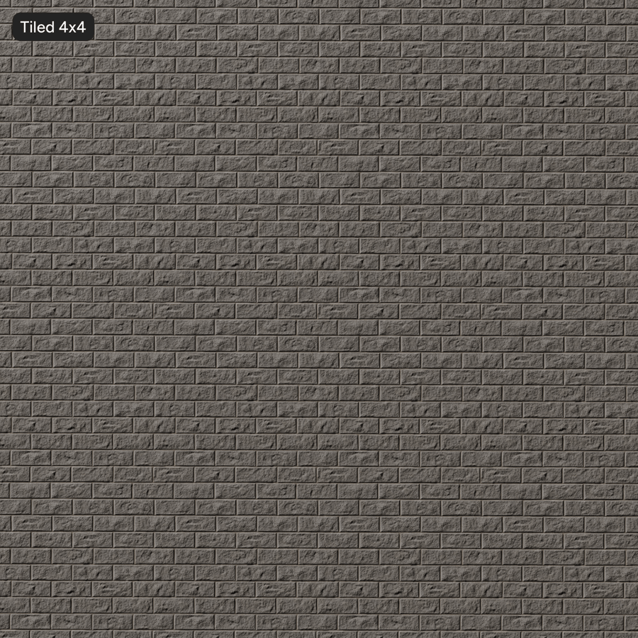 Retaining Running Bond Concrete Wall Texture, Grey