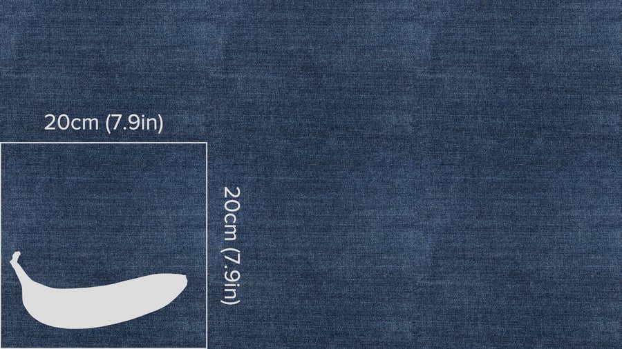 Dark Twill Denim Fabric Texture, Blue