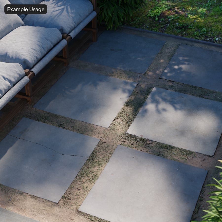 Sawn Stone Slab Paver Texture, Grey