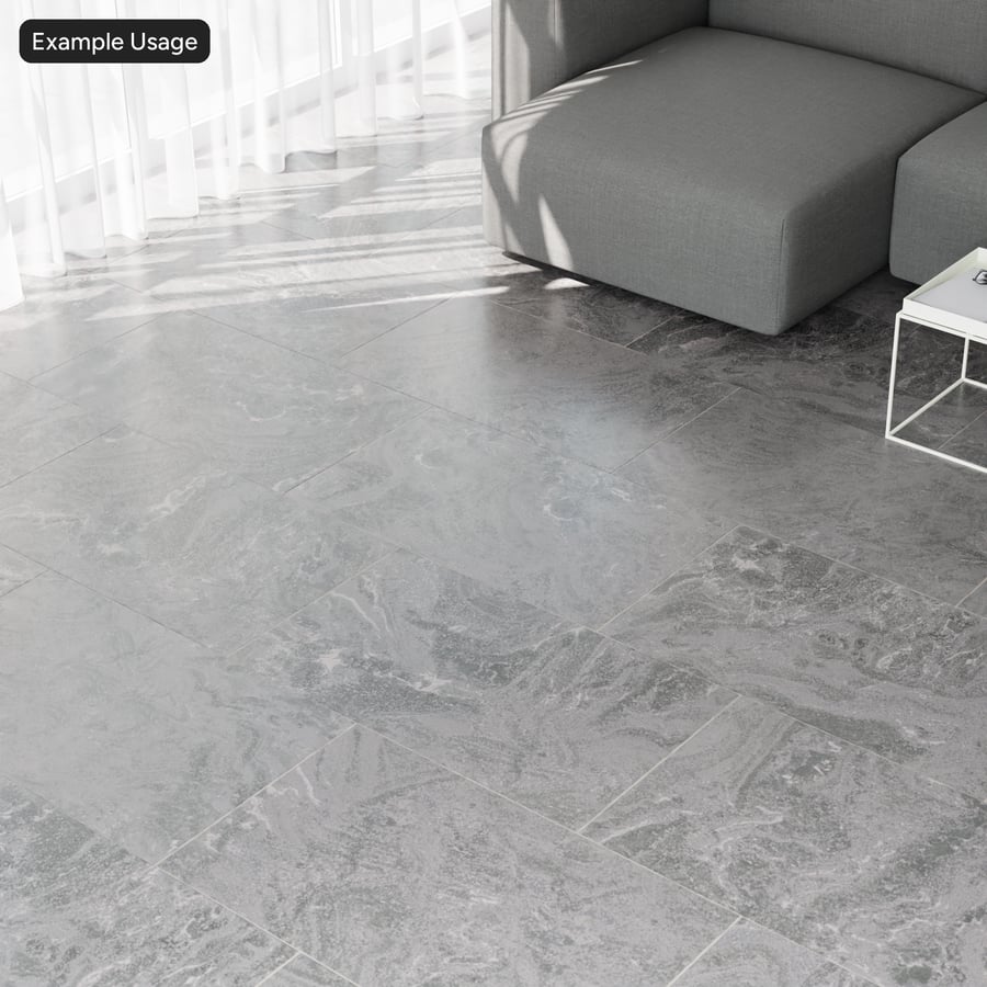 Textura de azulejo mate em granito retangular com desvio, cinzento