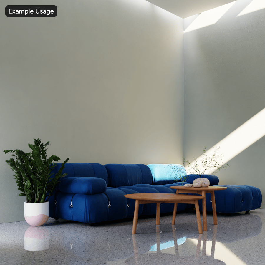 Tekstur Dinding Interior Cat Stipple Halus, Putih