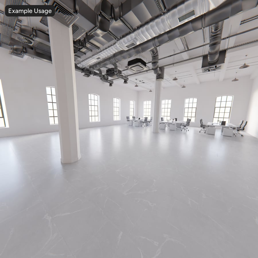 Rectangular Offset Quartz Matte Tile Texture, Off White