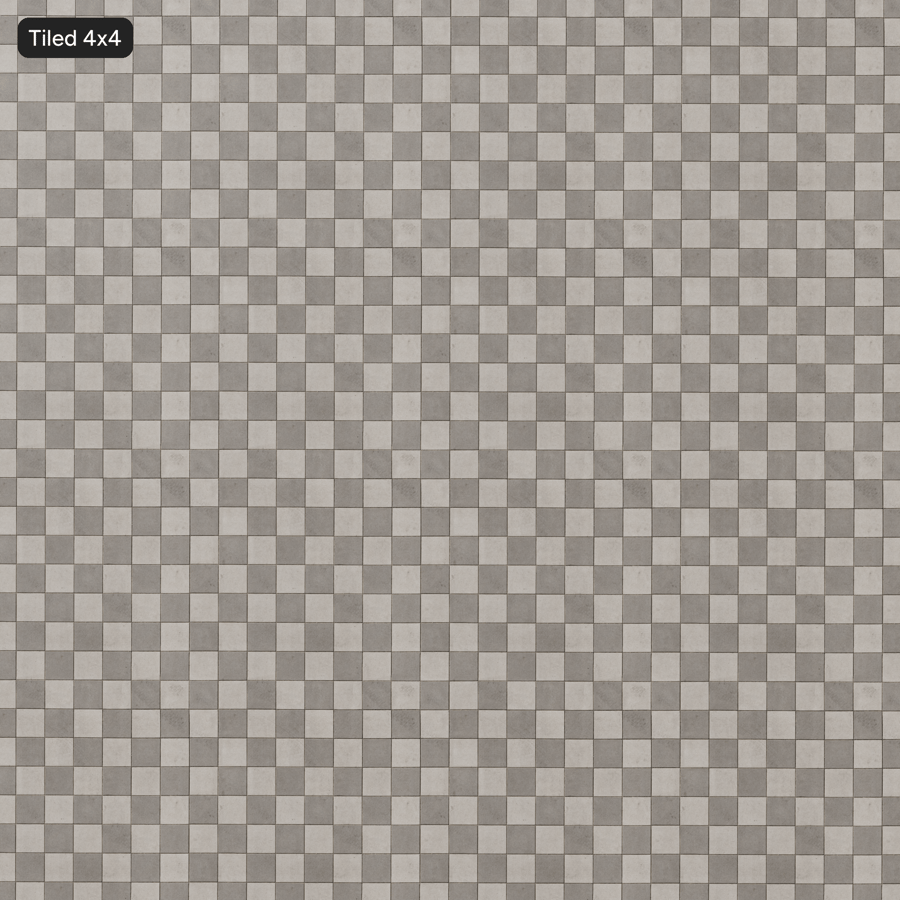 Square Checkerboard Paver Textúra, Fehér és szürke