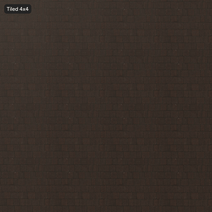 Cobblestone Running Paver Texture, Red