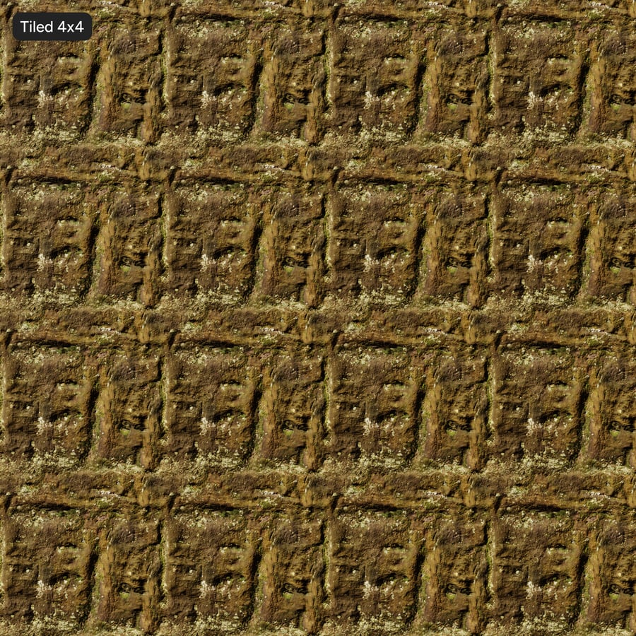 Textura de pedra com musgo e líquen