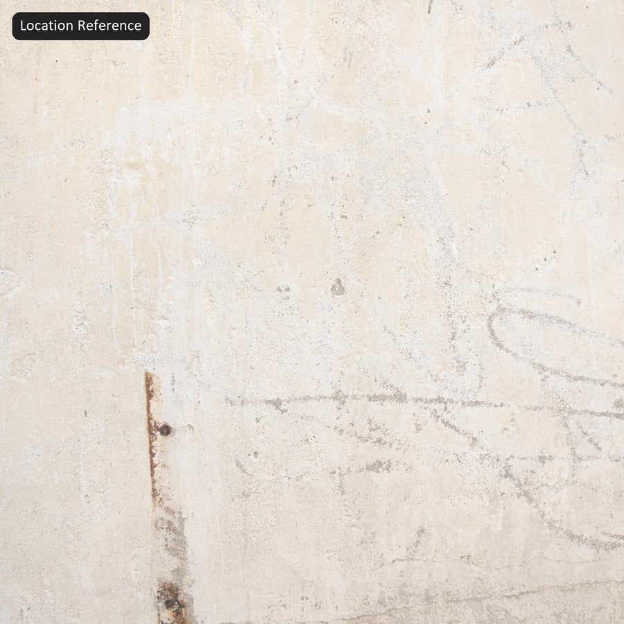 Weathered Whitewashed Concrete Wall Texture, Cream White