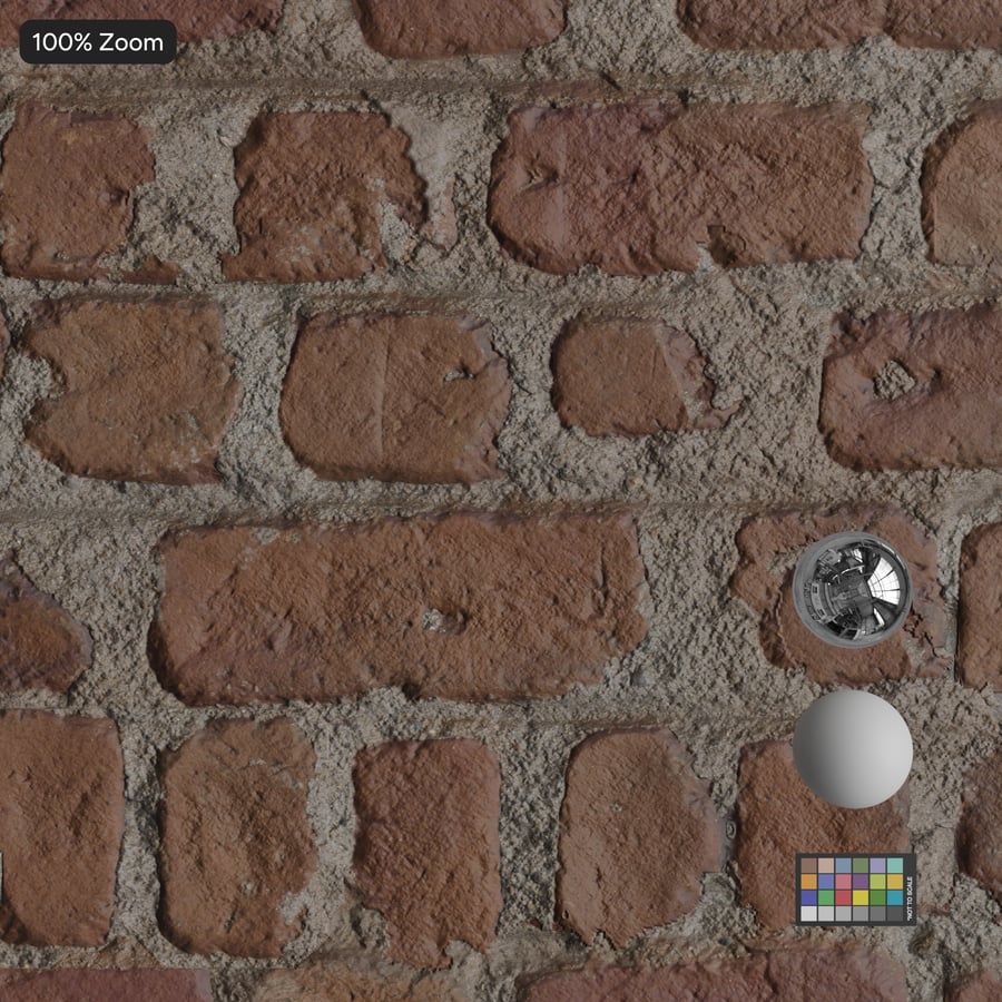 Reclaimed Dutch Bond Brick Wall Texture