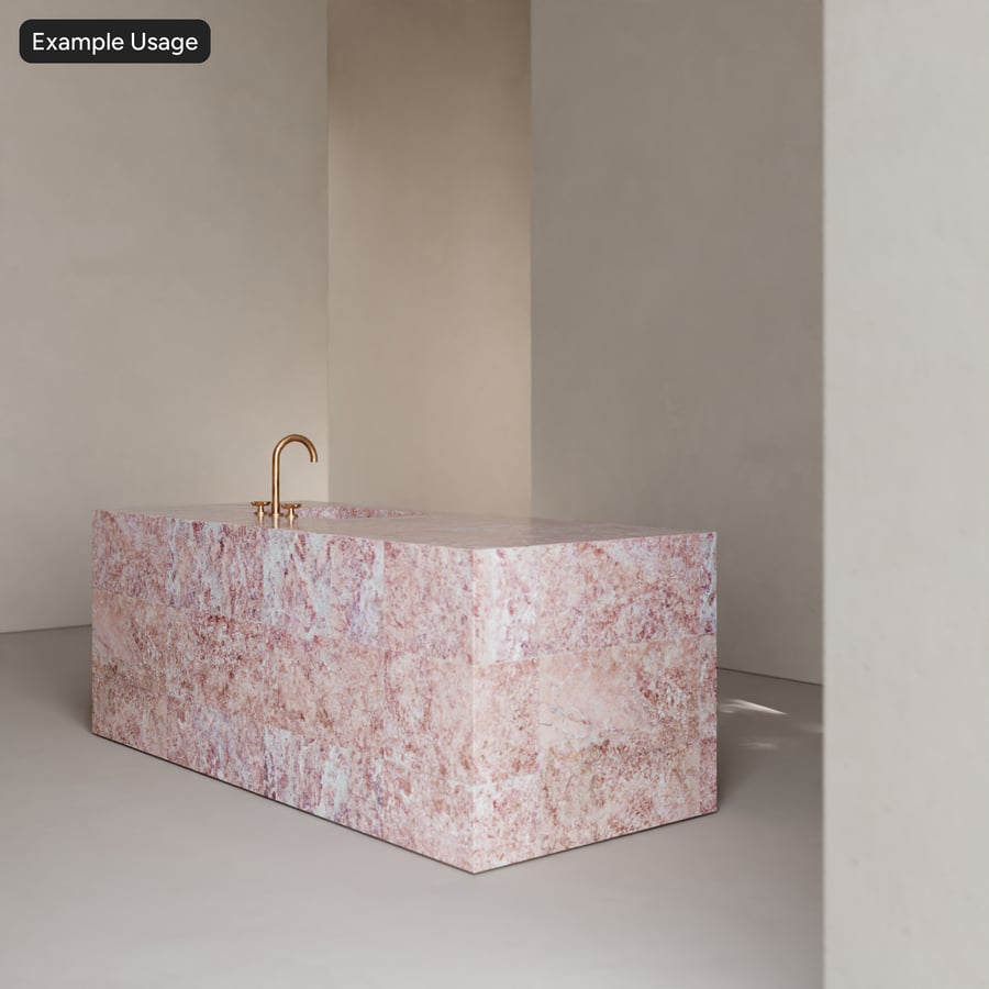 Textura de pedra de granito polido, rosa enevoado