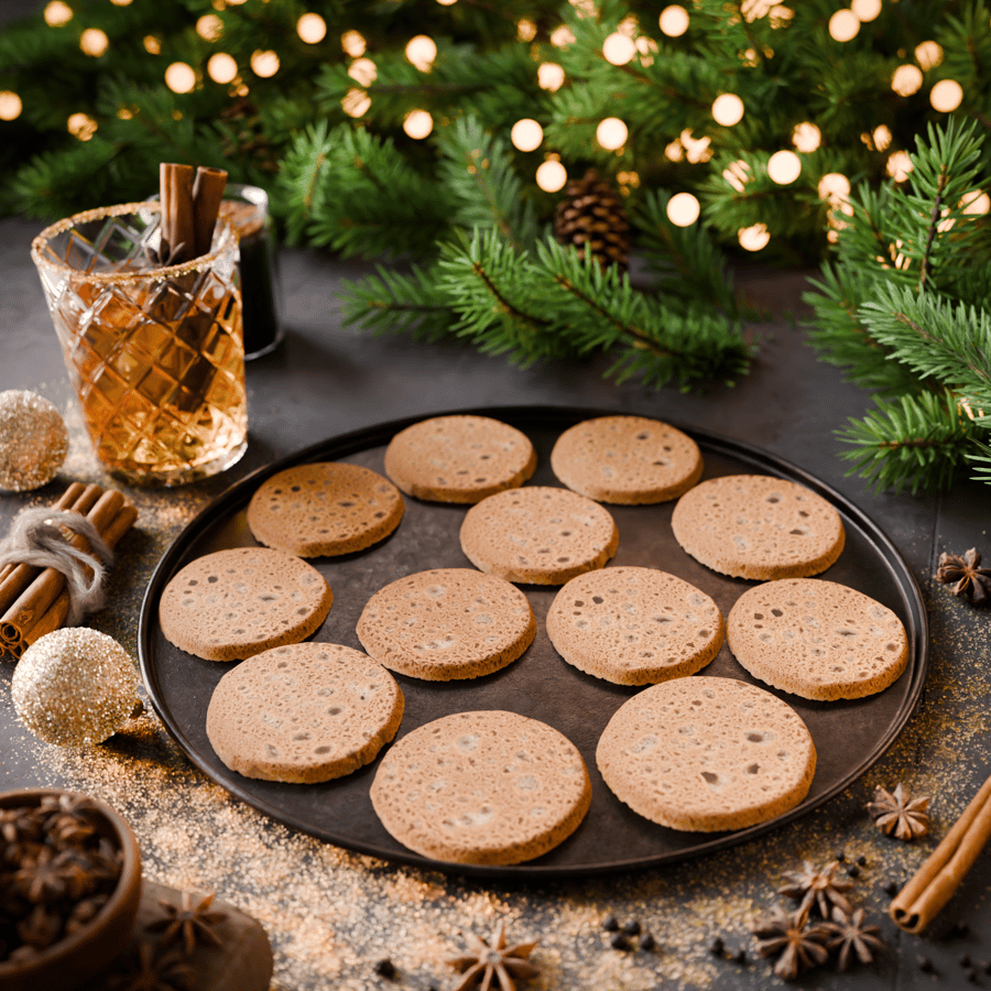 Textura traseira do biscoito Snickerdoodle