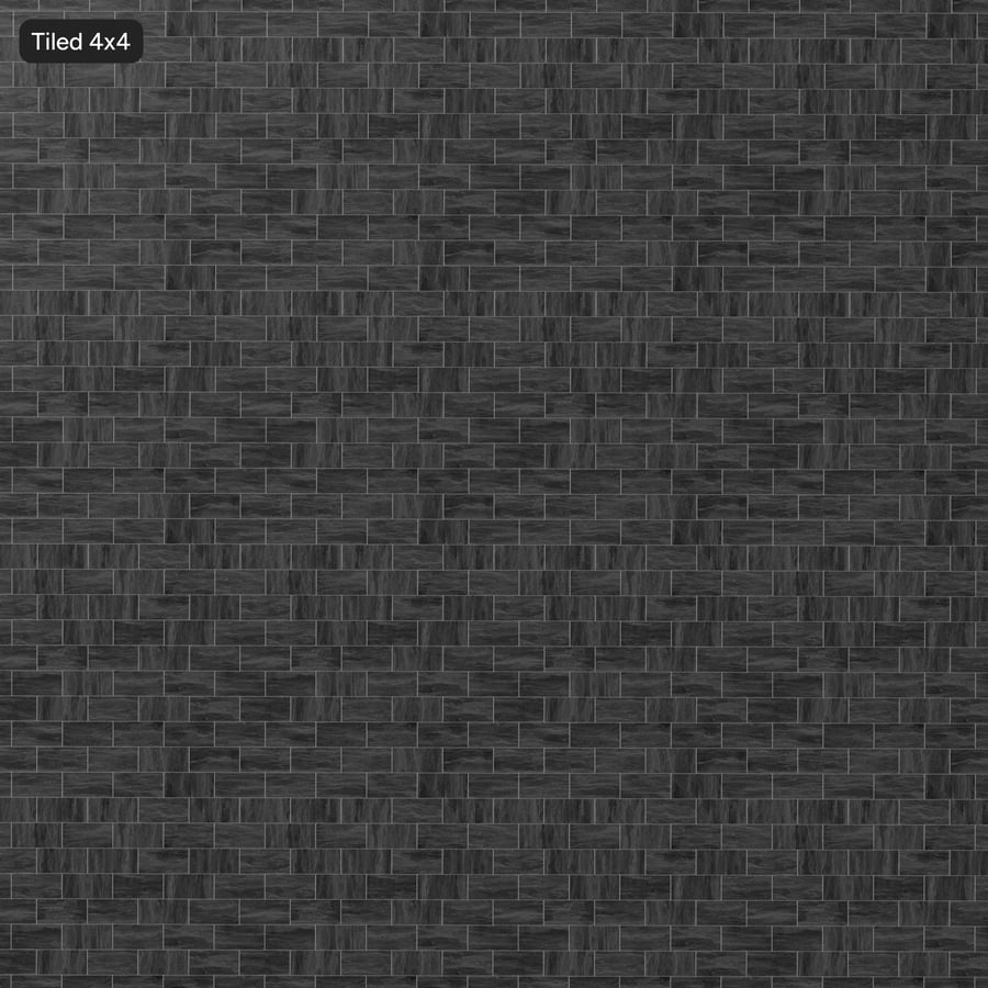 Textura de azulejo cerâmico fosco offset retangular, cinza cinza