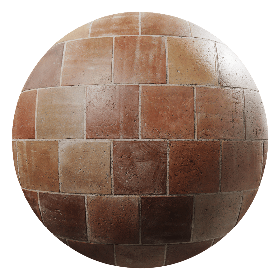 Patina Terracotta Tile Texture