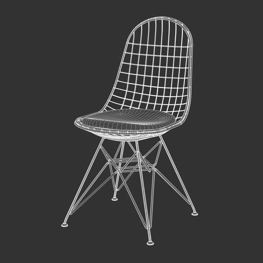 Replica Eames Scaffold Chair Model, Black