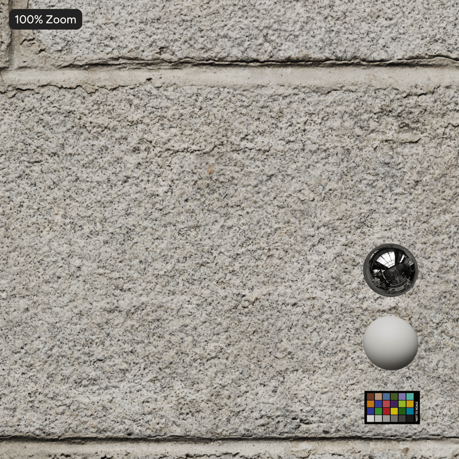 Texture de mur en blocs de granit, gris