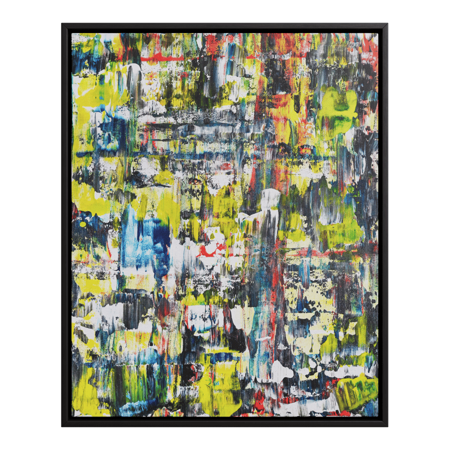 Composition No. 409 Expressionist Wall Art Model