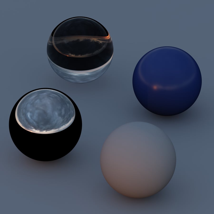 Overcast Sunset Sky Outdoor HDRI