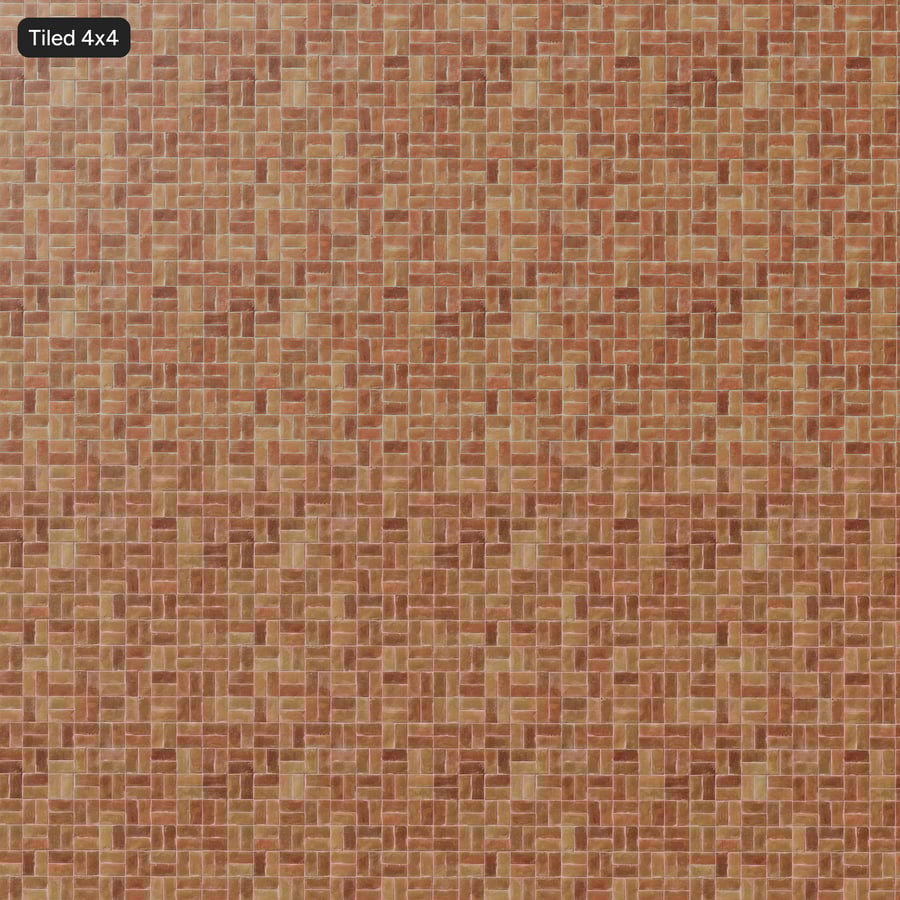 Textura de azulejo cru em terracota com padrão de cestaria, laranja claro