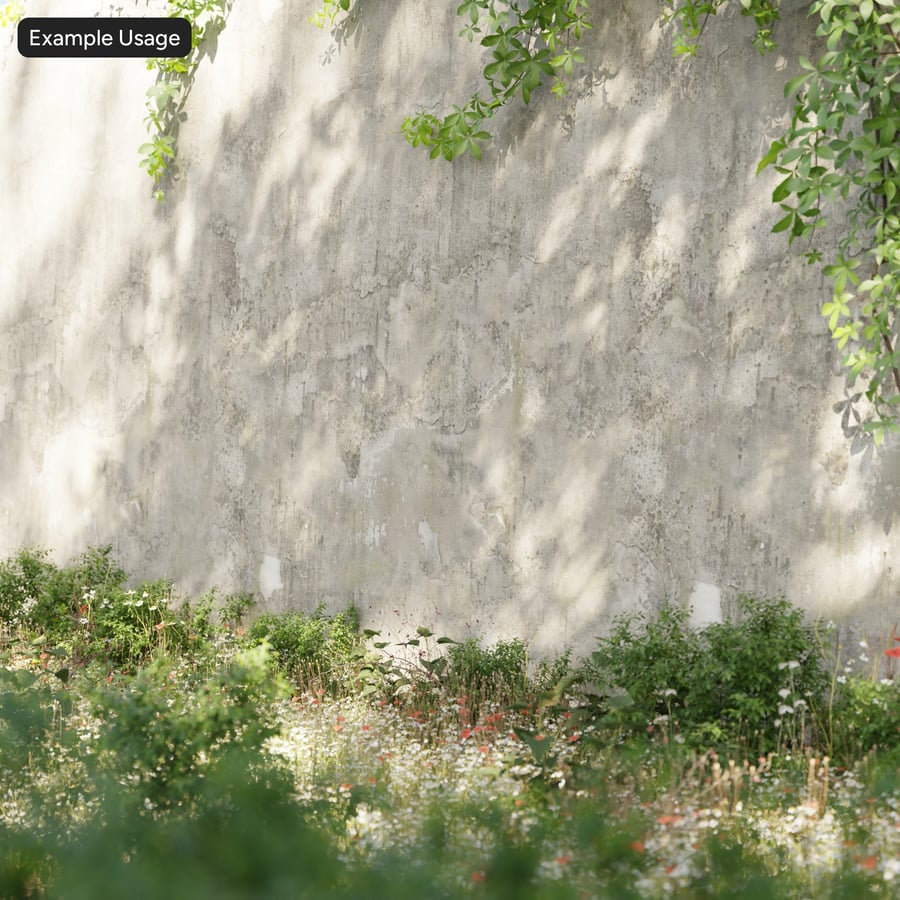 Worn Plaster Texture, Grey