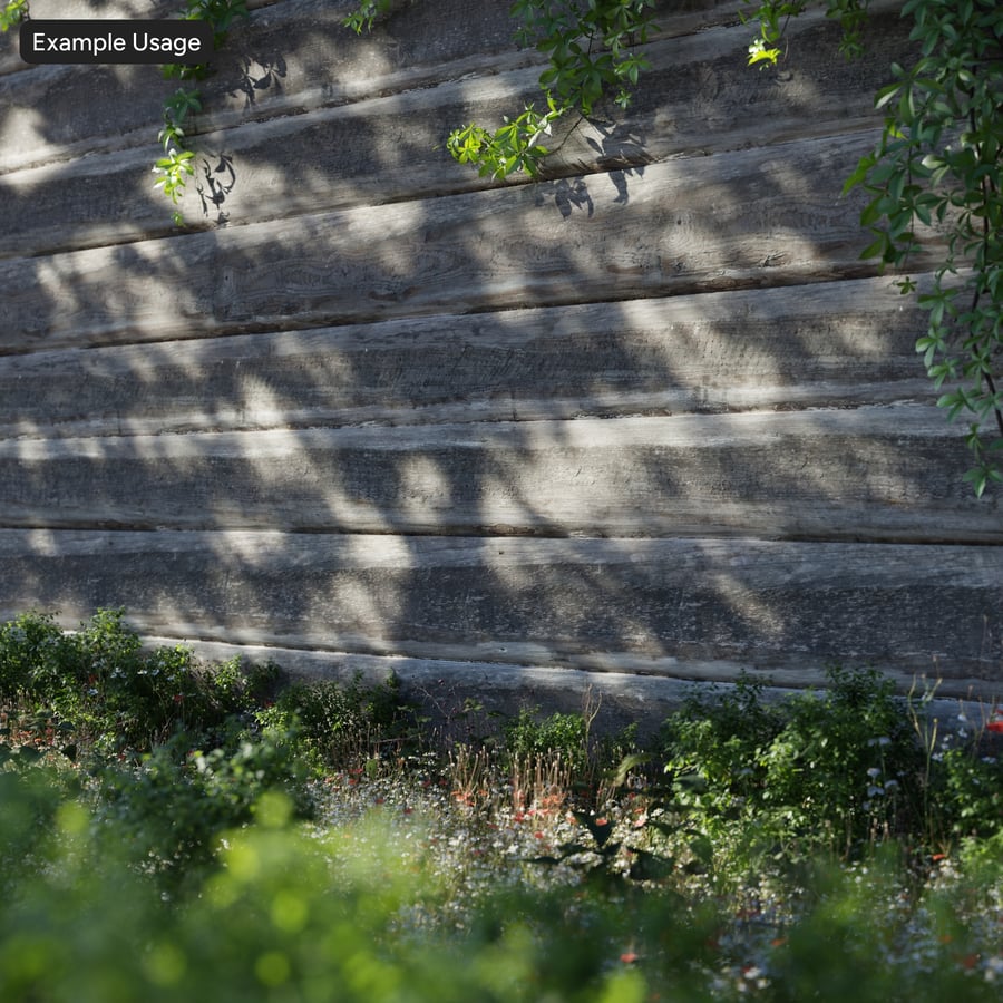 Weathered Roughness Wood Log Siding tekstura ściany