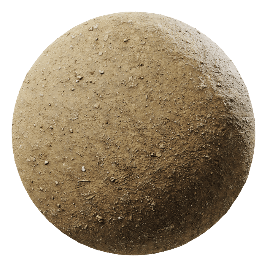 Chunky Sand with Rocks Ground Texture