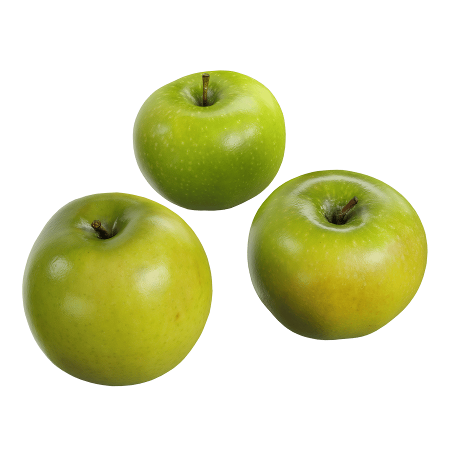 Granny Smith Apple Model, Green