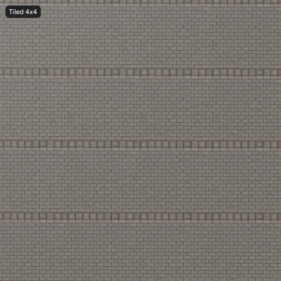 Mossy Aggregate Running Block Stone Paver Texture, Grey