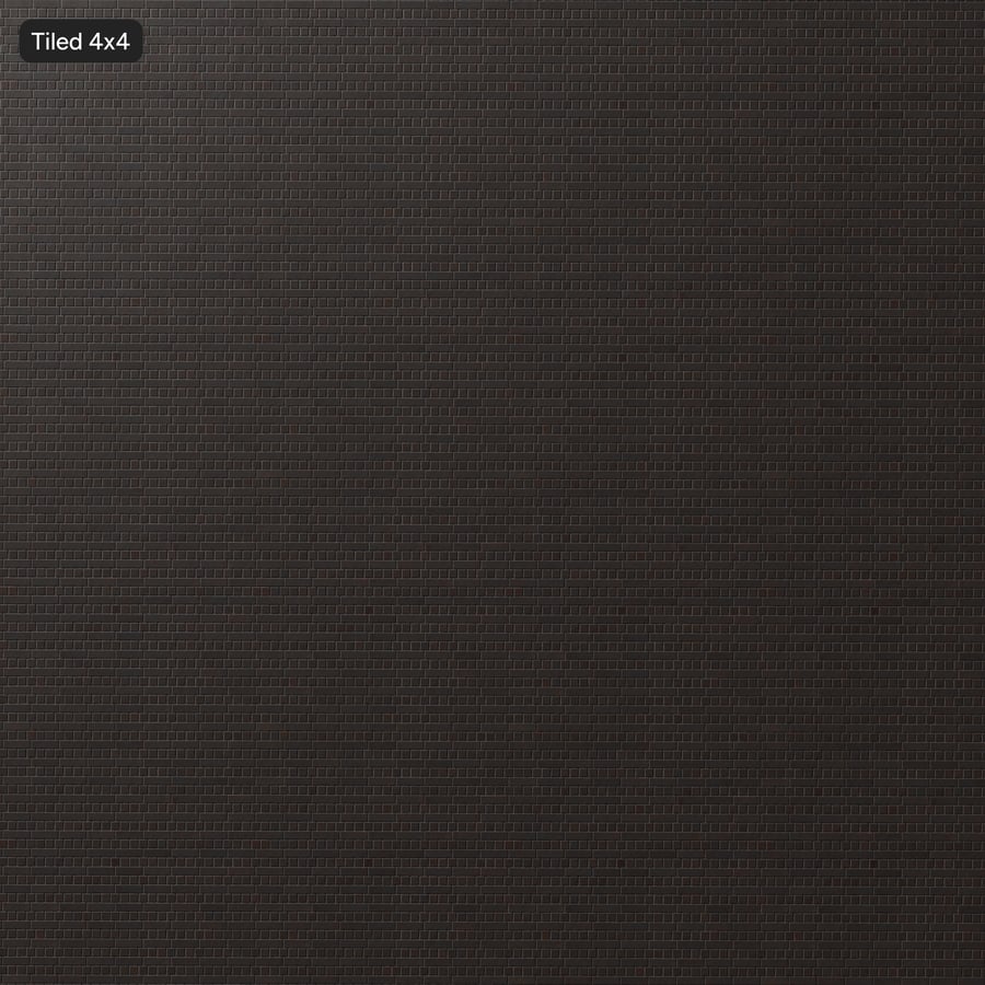 Smooth Bond Brick Wall Texture, Espresso