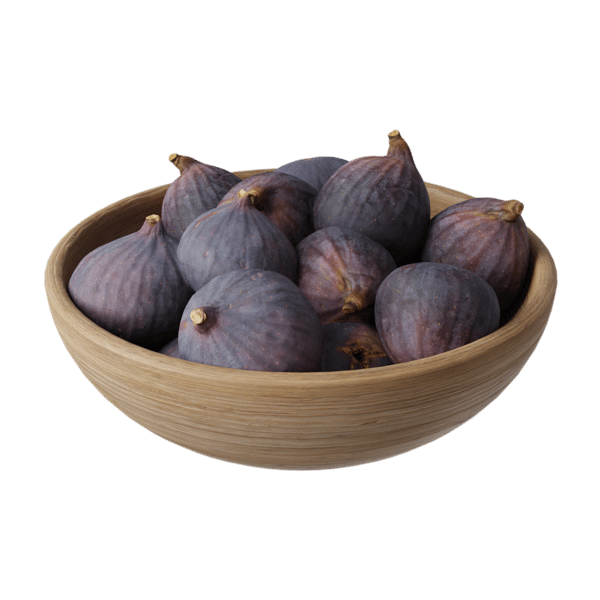 Fig gyümölcs tál élelmiszer modell