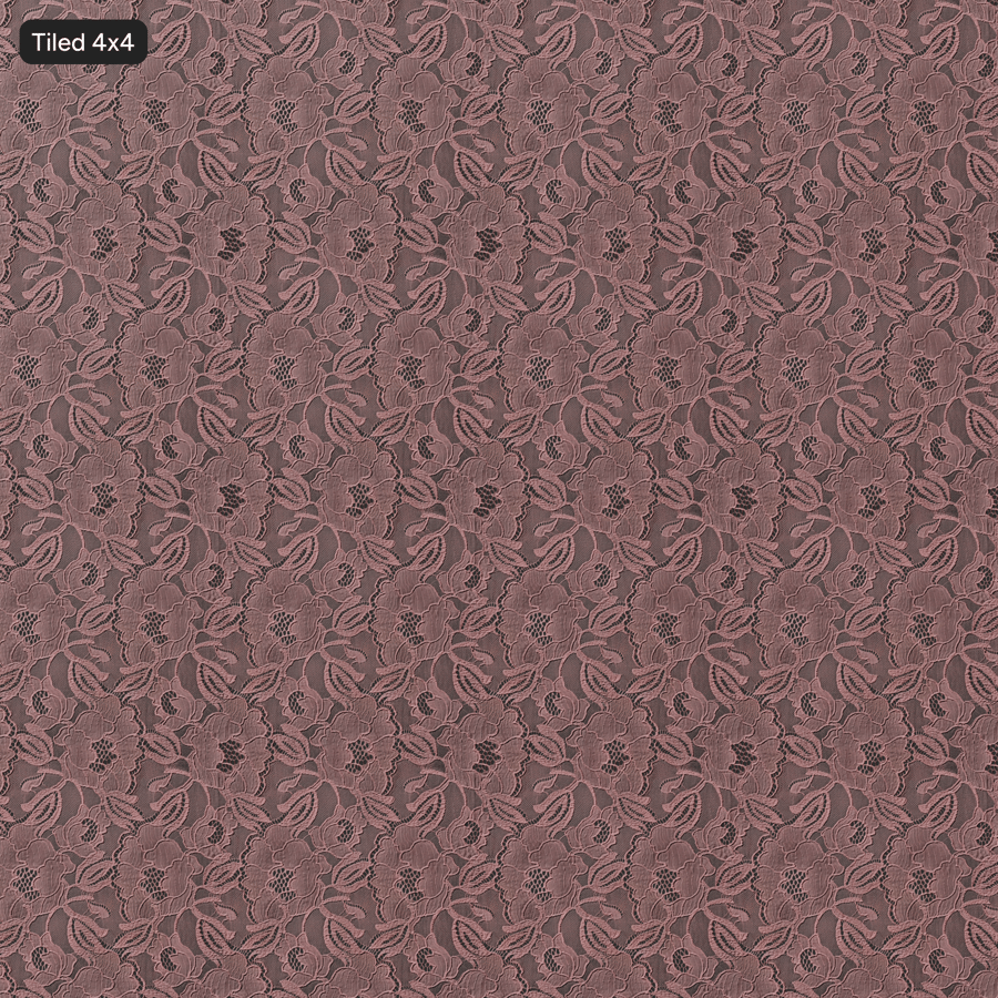 花朵蕾丝织物纹理，粉红色