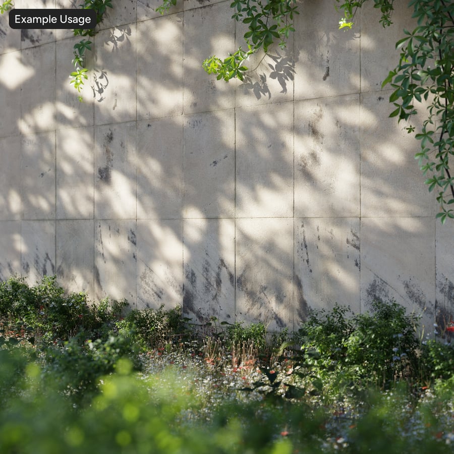 Kirli Prefabrik Beton Panel Duvar Kaplaması, Gri