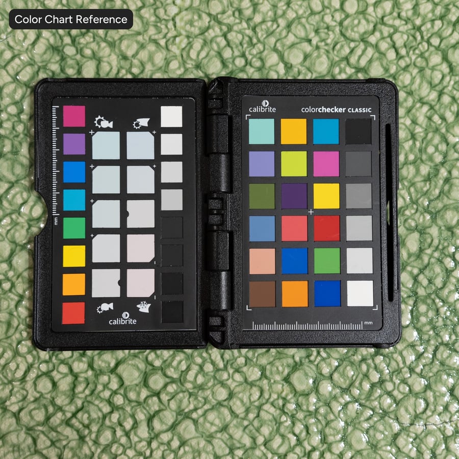 Crawling Glazed Ceramic Pottery Texture, Green