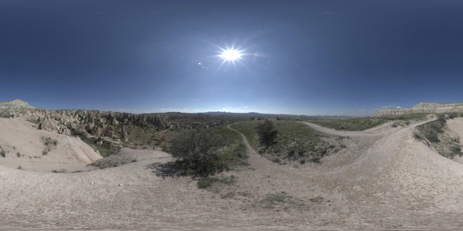 Clear Afternoon Cappadocia Road Outdoor Sky HDRI