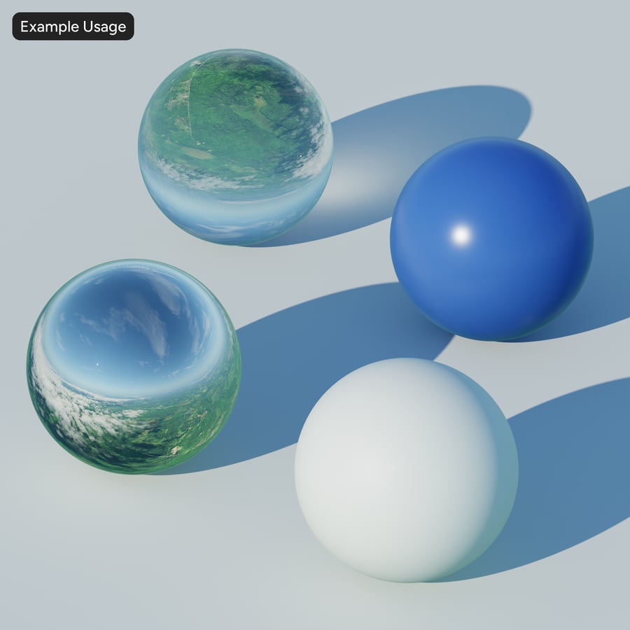 朦胧森林与山丘高空 HDRI