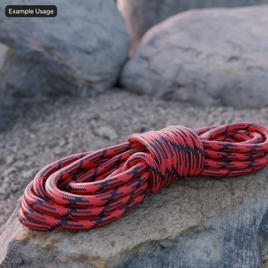 Climbing Cord Texture, Red