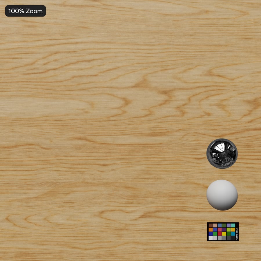 Random Match Oak Wood Veneer Texture, Neutral Beige