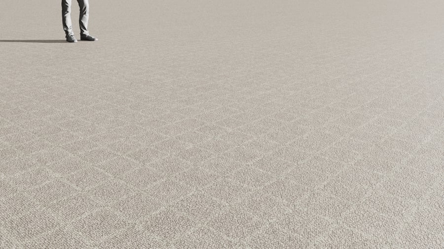 Square Designer Plush Pile Carpet Flooring Texture, Brown