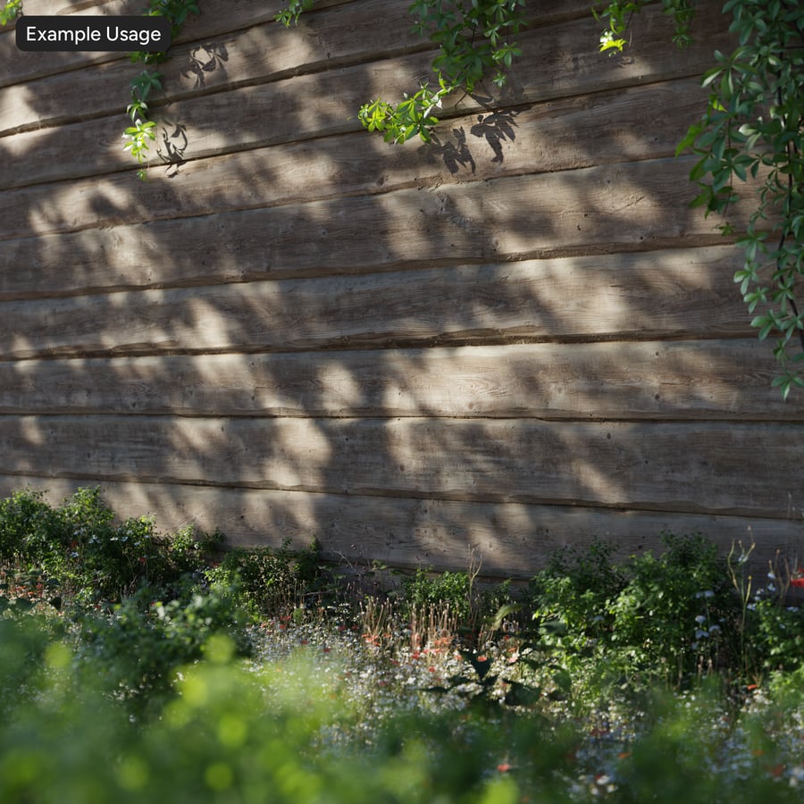 Texture murale du bardage en rondins de bois rugueux