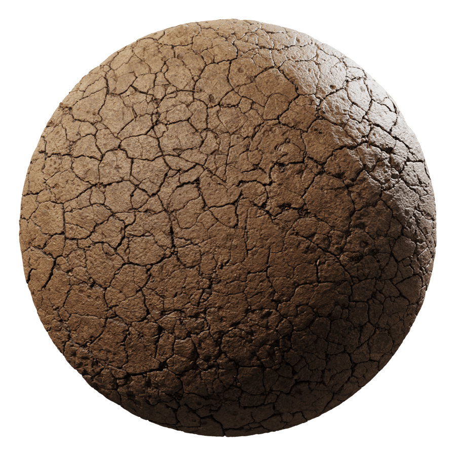 Dry Cracked Mud Ground Texture