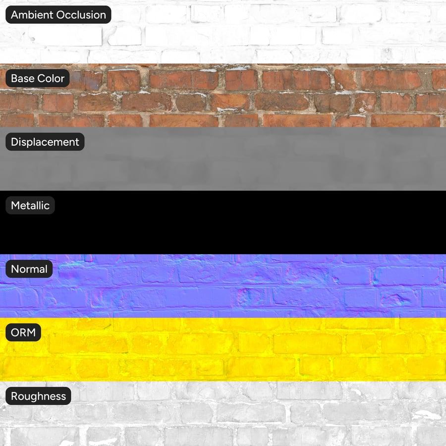 Old English Bond Brick Wall Texture