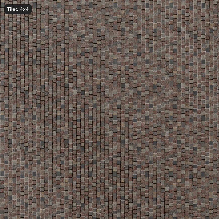 Clean Cobblestone Floor Texture, Mixed