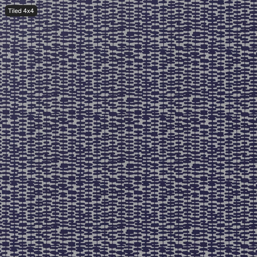 Kết cấu vải bọc Brushstroke, màu xanh navy